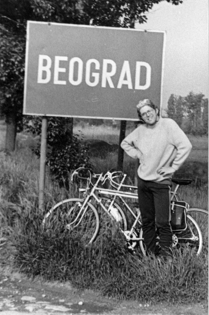 Biciklijada - na ulazu u Beograd